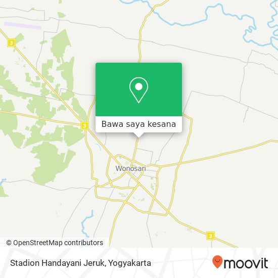 Peta Stadion Handayani Jeruk