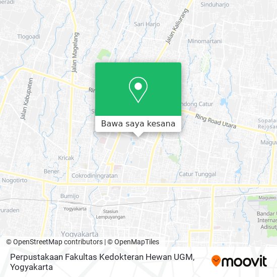Peta Perpustakaan Fakultas Kedokteran Hewan UGM