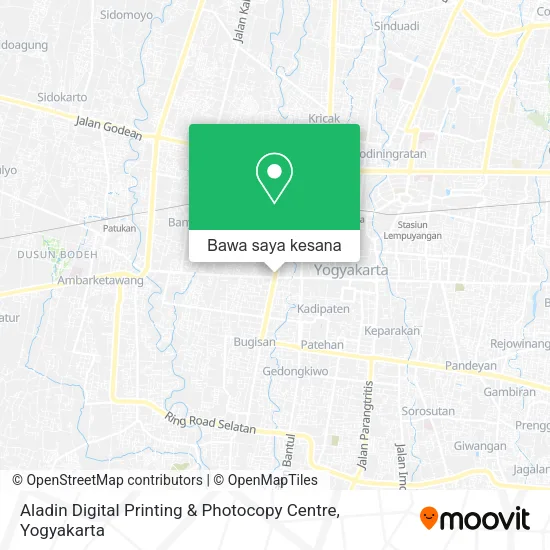Peta Aladin Digital Printing & Photocopy Centre