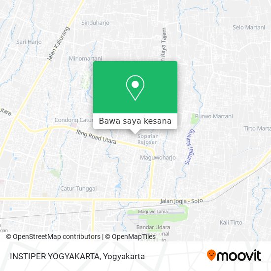 Peta INSTIPER YOGYAKARTA