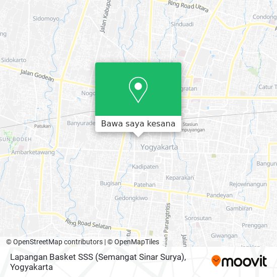 Peta Lapangan Basket SSS (Semangat Sinar Surya)