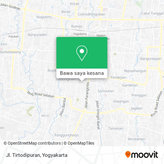 Peta Jl. Tirtodipuran