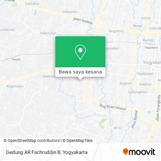 Peta Gedung AR Fachruddin B
