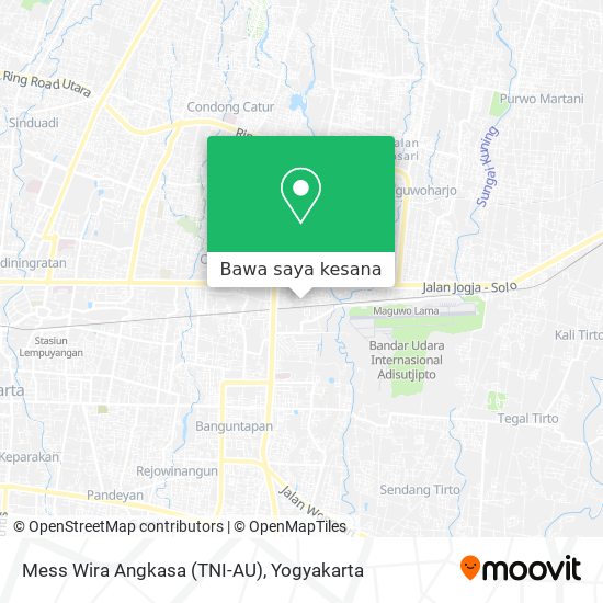 Peta Mess Wira Angkasa (TNI-AU)
