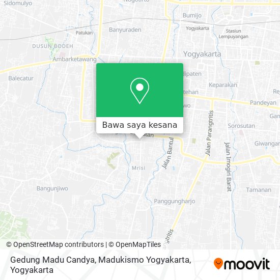 Peta Gedung Madu Candya, Madukismo Yogyakarta