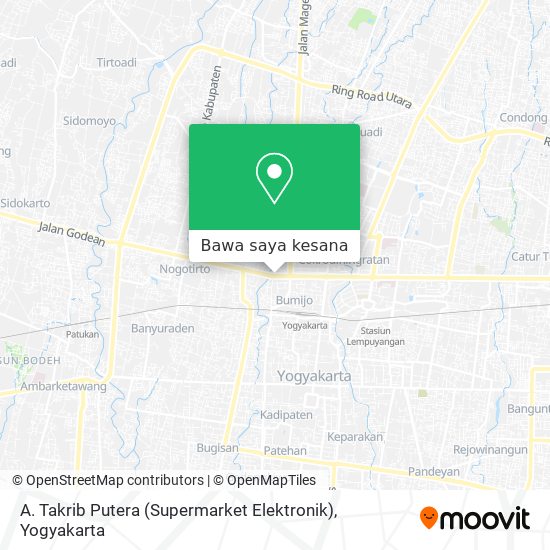 Peta A. Takrib Putera (Supermarket Elektronik)