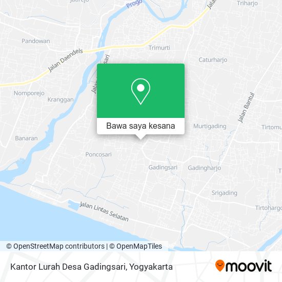 Peta Kantor Lurah Desa Gadingsari