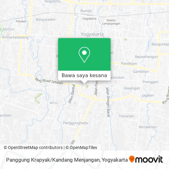 Peta Panggung Krapyak / Kandang Menjangan