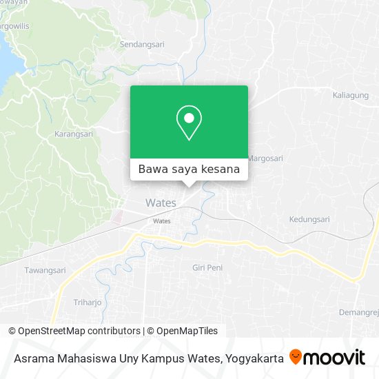 Peta Asrama Mahasiswa Uny Kampus Wates
