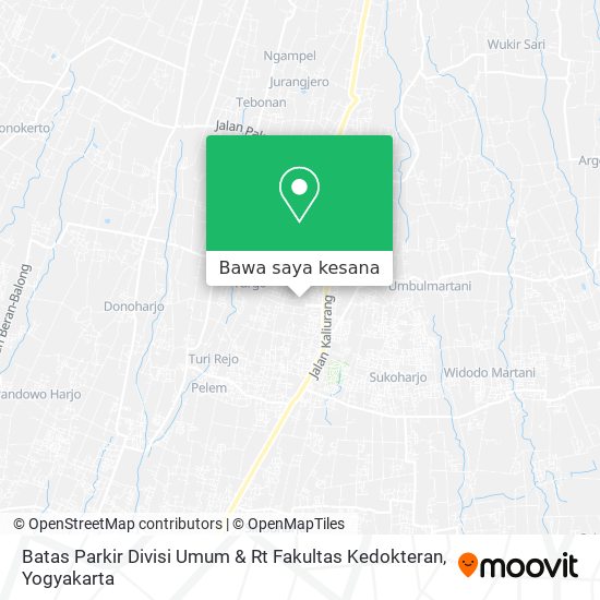 Peta Batas Parkir Divisi Umum & Rt Fakultas Kedokteran