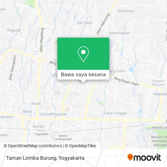 Peta Taman Lomba Burung