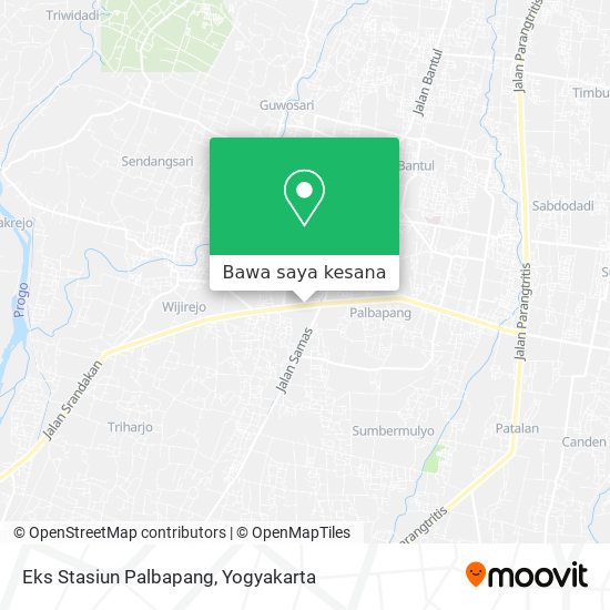 Peta Eks Stasiun Palbapang