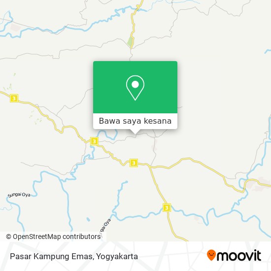 Peta Pasar Kampung Emas