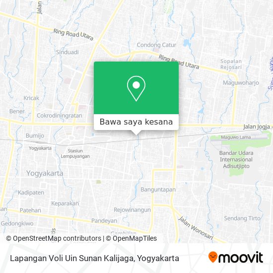 Peta Lapangan Voli Uin Sunan Kalijaga