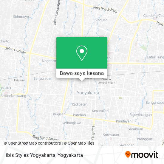 Peta ibis Styles Yogyakarta