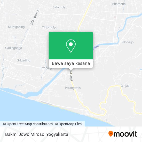 Peta Bakmi Jowo Miroso