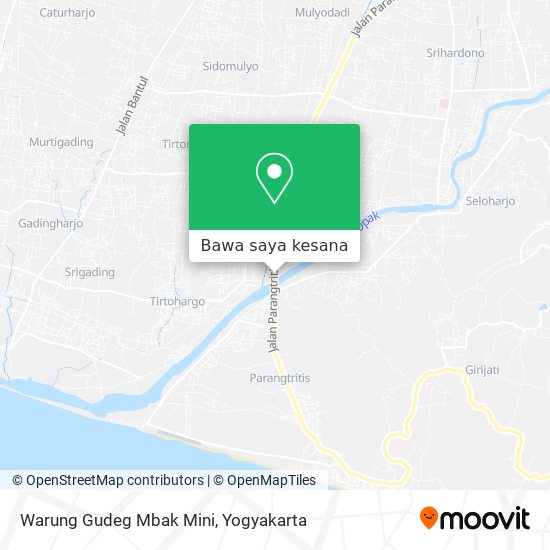 Peta Warung Gudeg Mbak Mini