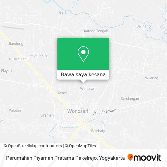 Peta Perumahan Piyaman Pratama Pakelrejo