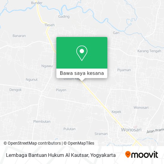 Peta Lembaga Bantuan Hukum Al Kautsar
