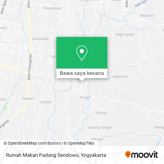 Peta Rumah Makan Padang Sendowo