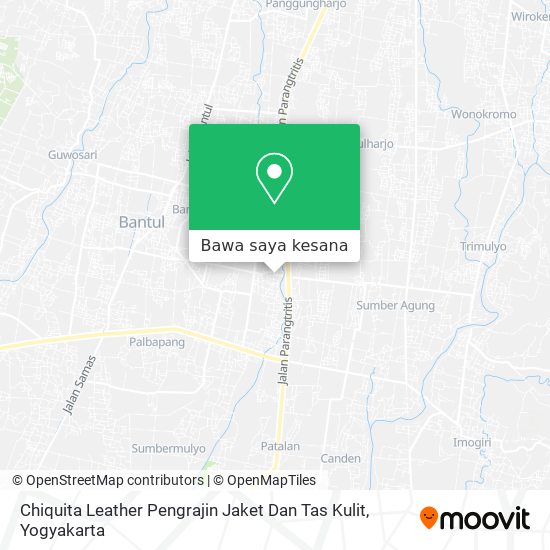 Peta Chiquita Leather Pengrajin Jaket Dan Tas Kulit