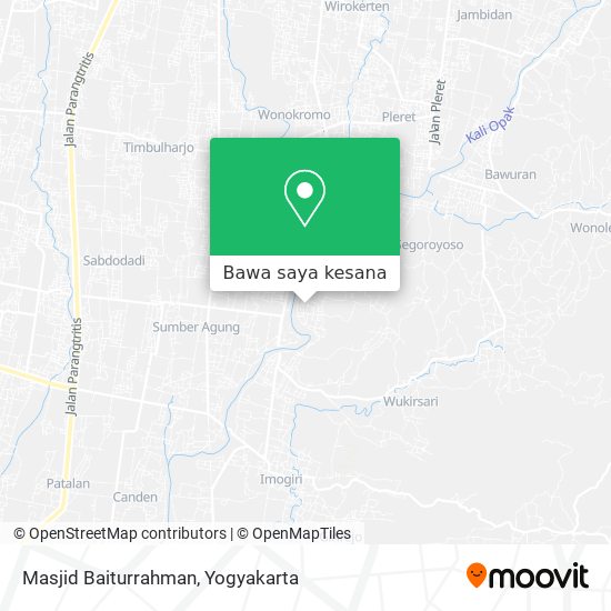 Peta Masjid Baiturrahman