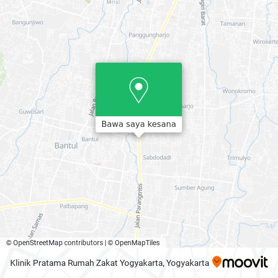 Peta Klinik Pratama Rumah Zakat Yogyakarta