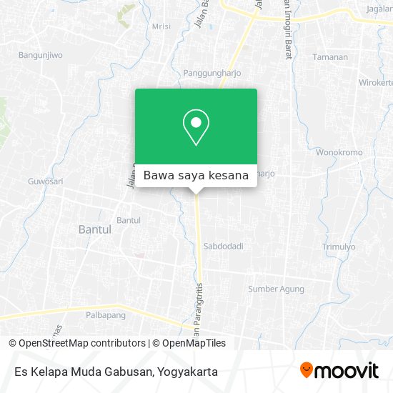Peta Es Kelapa Muda Gabusan