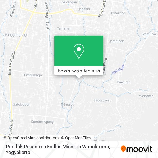 Peta Pondok Pesantren Fadlun Minalloh Wonokromo