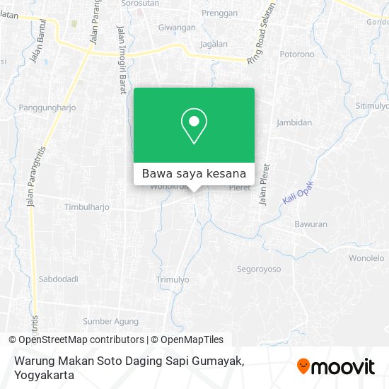 Peta Warung Makan Soto Daging Sapi Gumayak