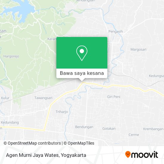 Peta Agen Murni Jaya Wates