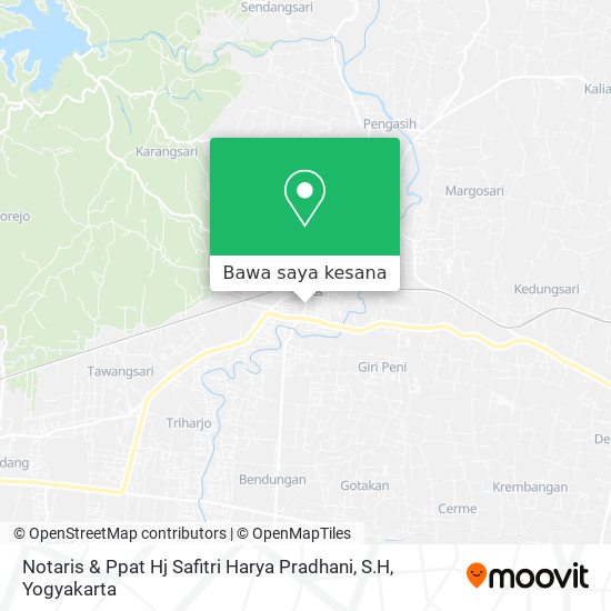 Peta Notaris & Ppat Hj Safitri Harya Pradhani, S.H