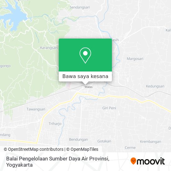 Peta Balai Pengelolaan Sumber Daya Air Provinsi