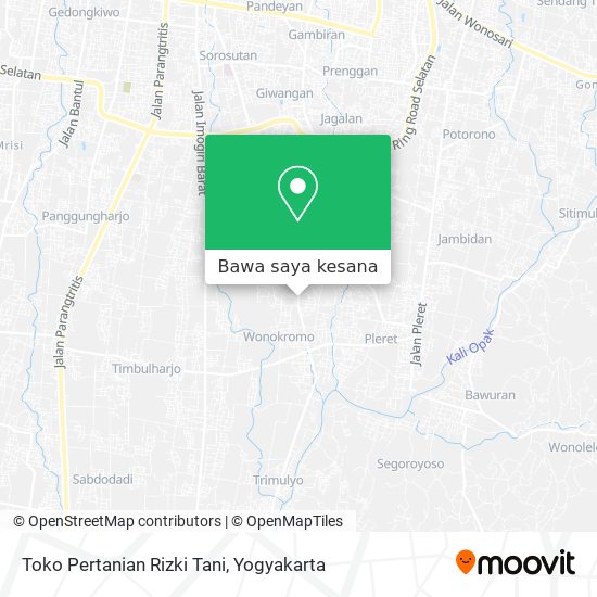 Peta Toko Pertanian Rizki Tani