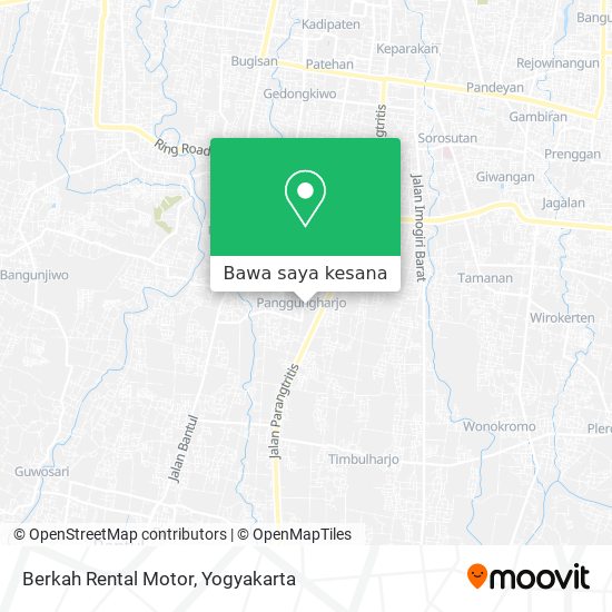 Peta Berkah Rental Motor