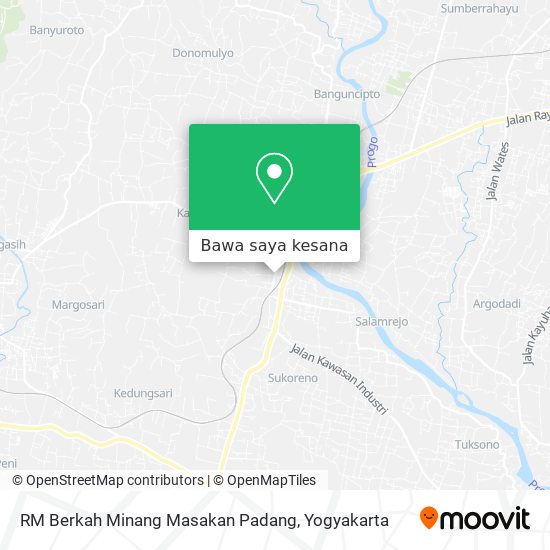 Peta RM Berkah Minang Masakan Padang