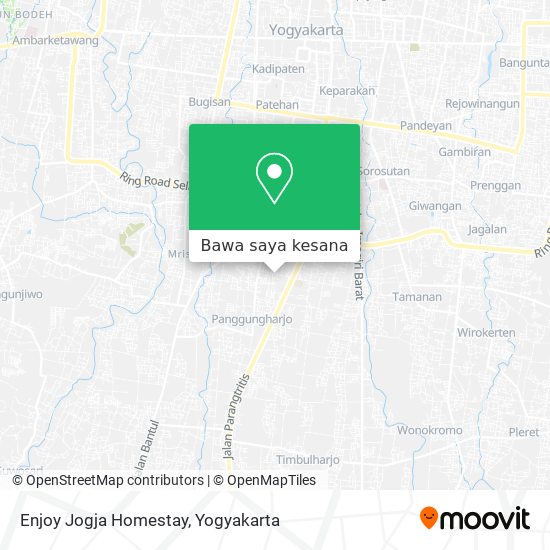 Peta Enjoy Jogja Homestay