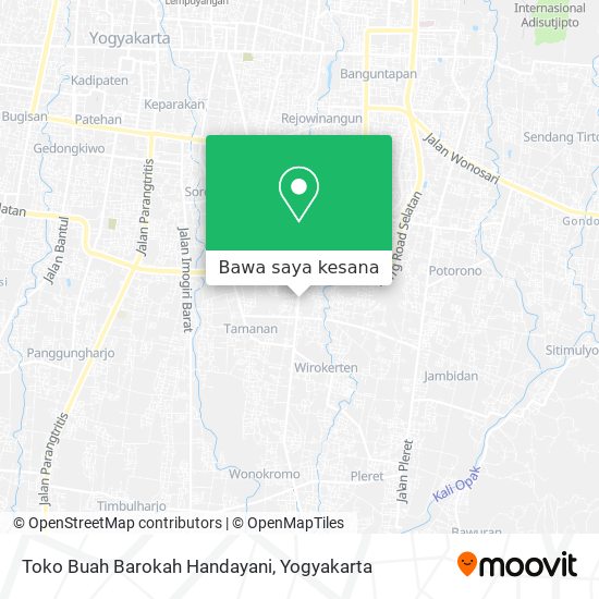 Peta Toko Buah Barokah Handayani