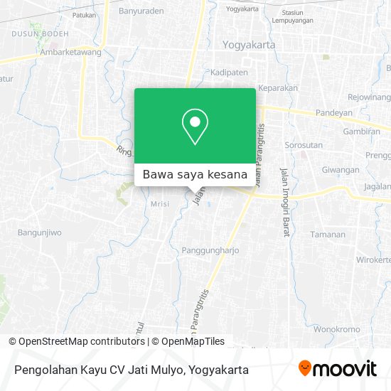 Peta Pengolahan Kayu CV Jati Mulyo