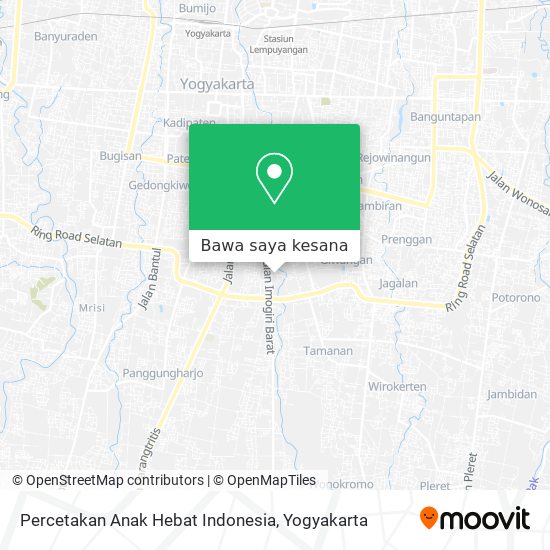 Peta Percetakan Anak Hebat Indonesia