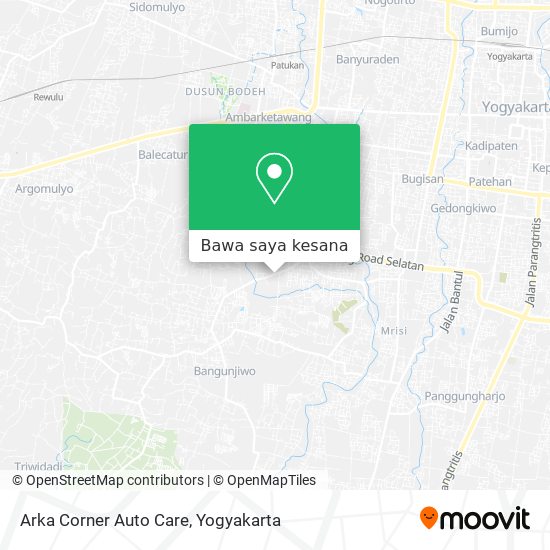 Peta Arka Corner Auto Care