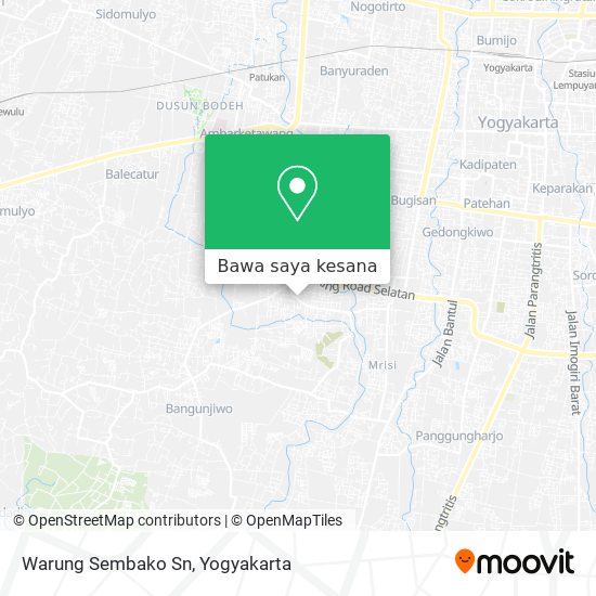 Peta Warung Sembako Sn