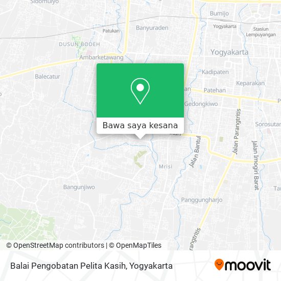 Peta Balai Pengobatan Pelita Kasih