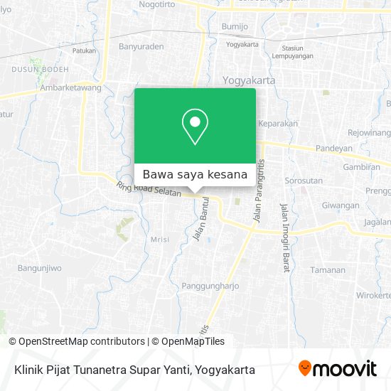 Peta Klinik Pijat Tunanetra Supar Yanti