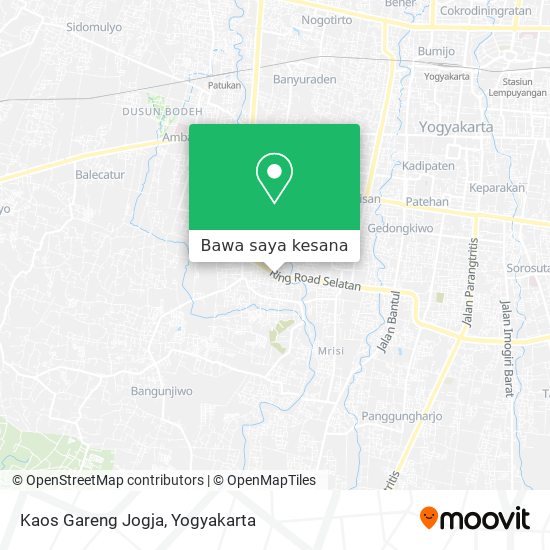 Peta Kaos Gareng Jogja