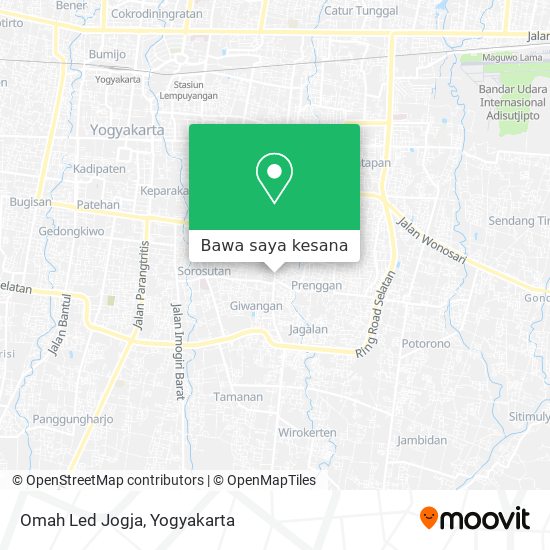 Peta Omah Led Jogja