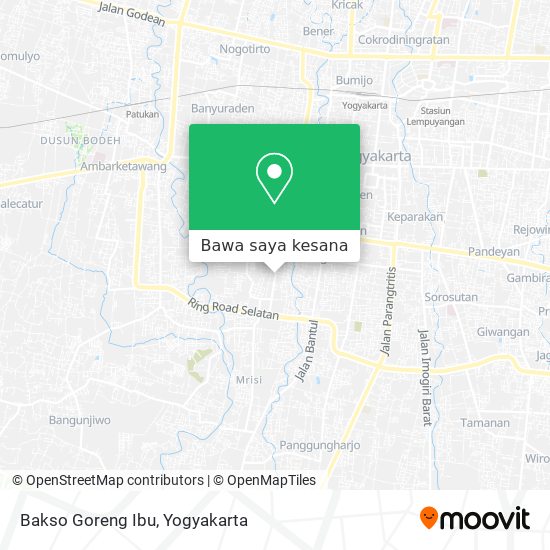 Peta Bakso Goreng Ibu