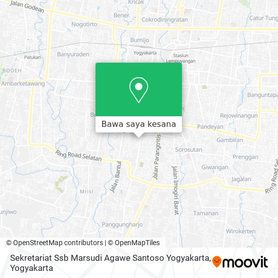 Peta Sekretariat Ssb Marsudi Agawe Santoso Yogyakarta