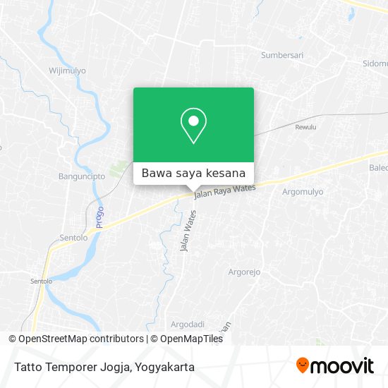 Peta Tatto Temporer Jogja