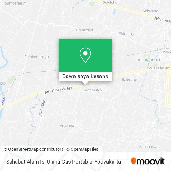 Peta Sahabat Alam Isi Ulang Gas Portable